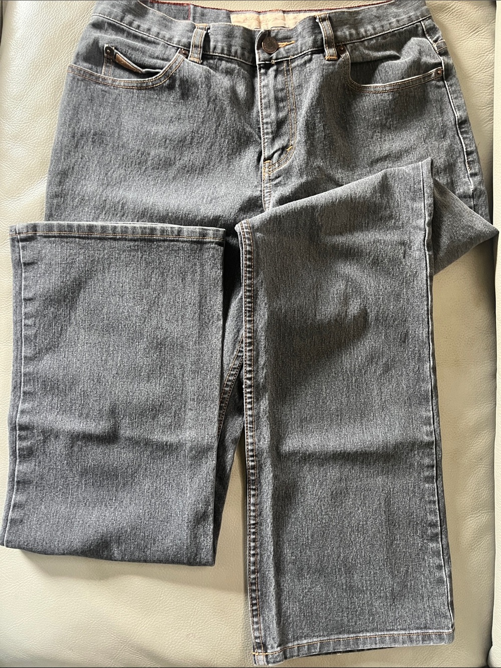 Eddie Bauer Women's Grey Boot Cut Stretch